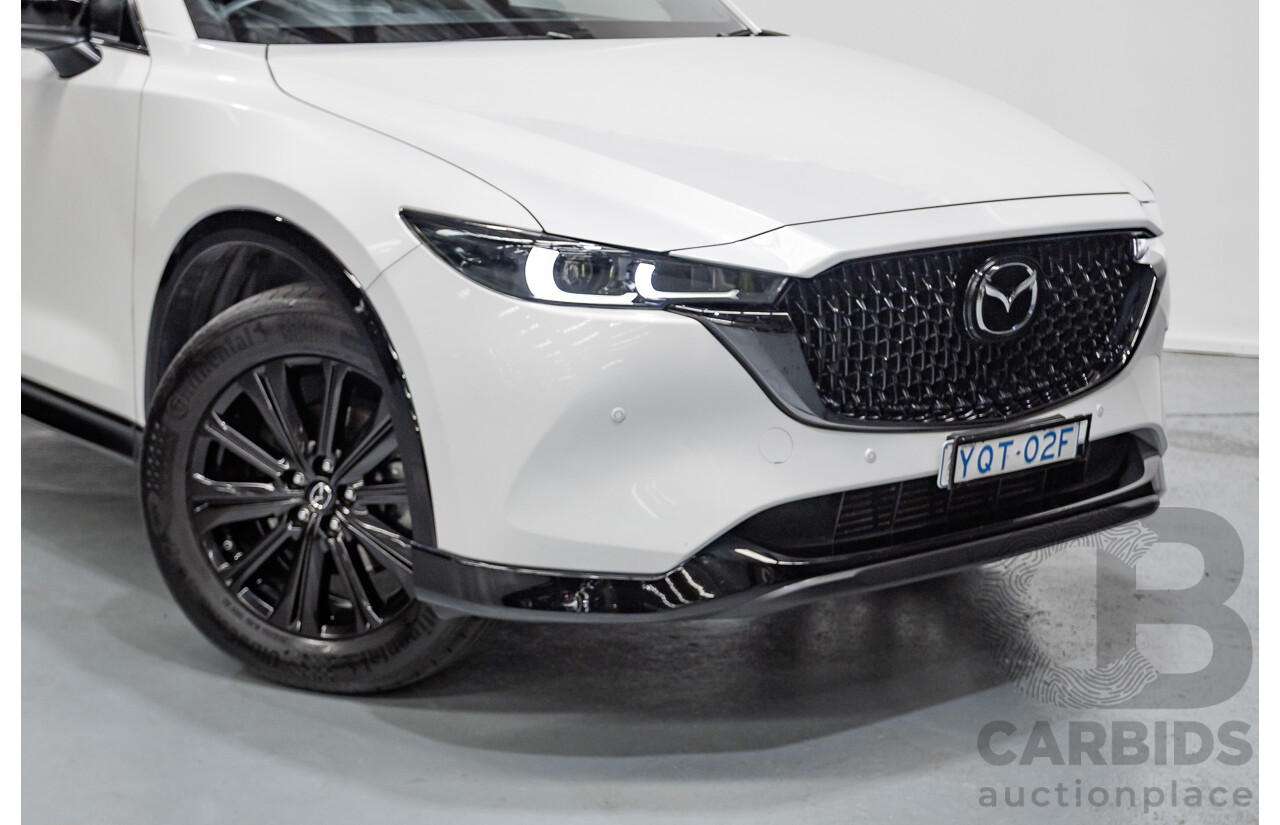 2/2023 Mazda CX-8 D35 GT SP (AWD) CX8E 4D Wagon Rhodium White Metallic Twin Turbo Diesel 2.2L