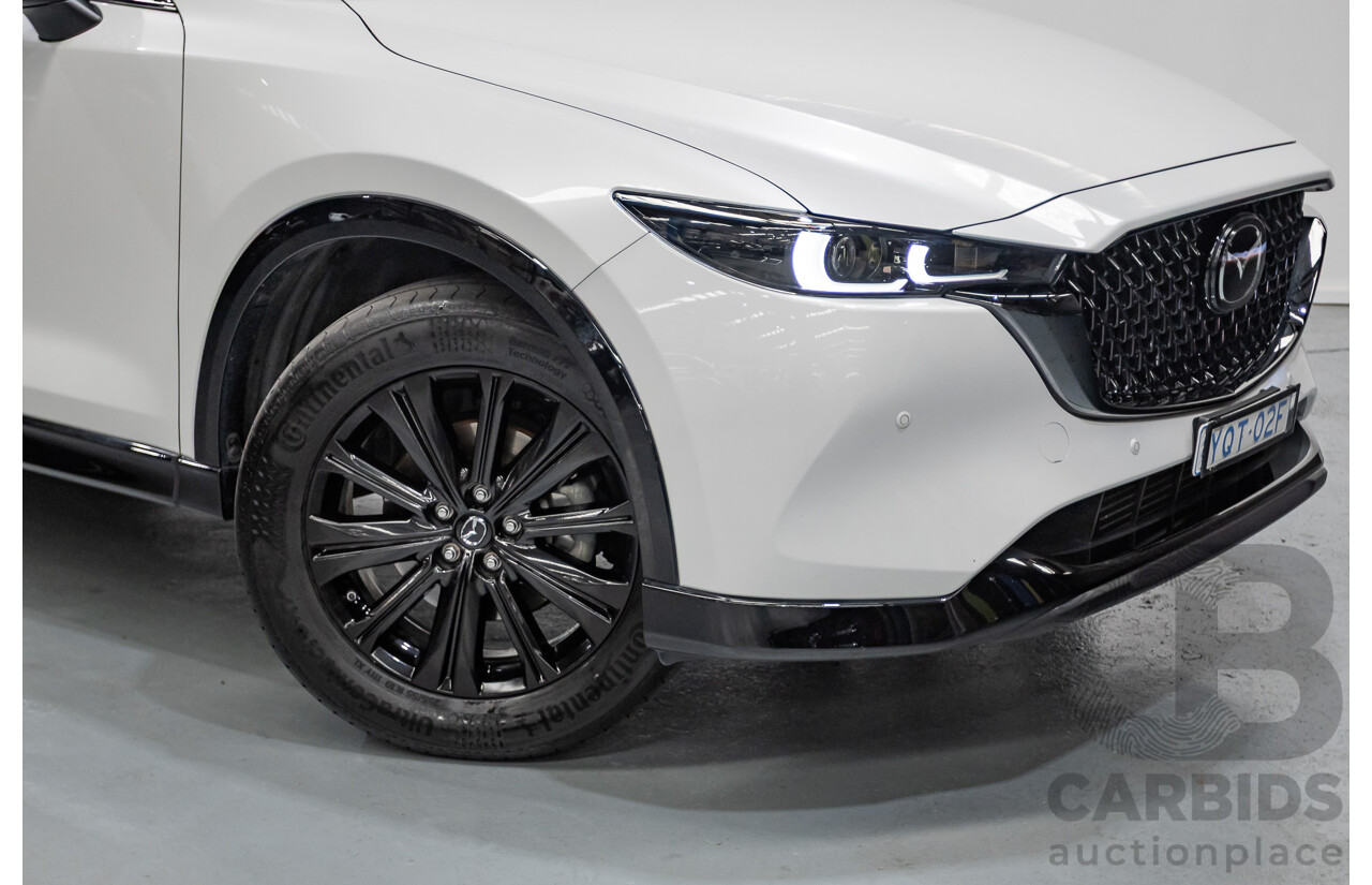 2/2023 Mazda CX-8 D35 GT SP (AWD) CX8E 4D Wagon Rhodium White Metallic Twin Turbo Diesel 2.2L