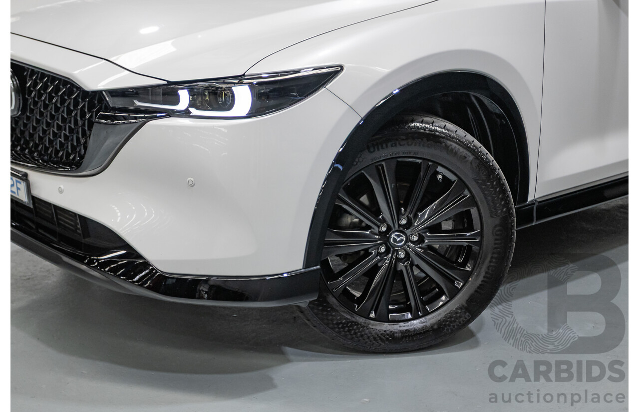 2/2023 Mazda CX-8 D35 GT SP (AWD) CX8E 4D Wagon Rhodium White Metallic Twin Turbo Diesel 2.2L