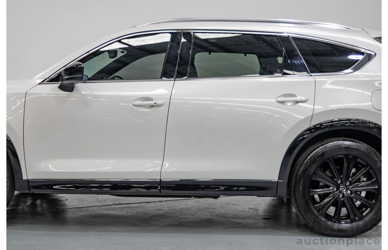 2/2023 Mazda CX-8 D35 GT SP (AWD) CX8E 4D Wagon Rhodium White Metallic Twin Turbo Diesel 2.2L
