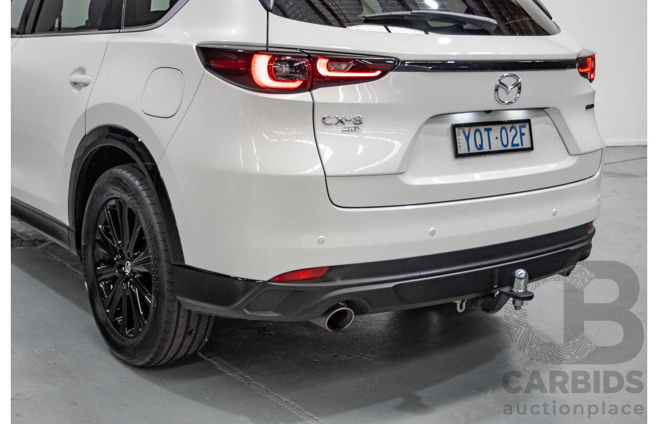 2/2023 Mazda CX-8 D35 GT SP (AWD) CX8E 4D Wagon Rhodium White Metallic Twin Turbo Diesel 2.2L