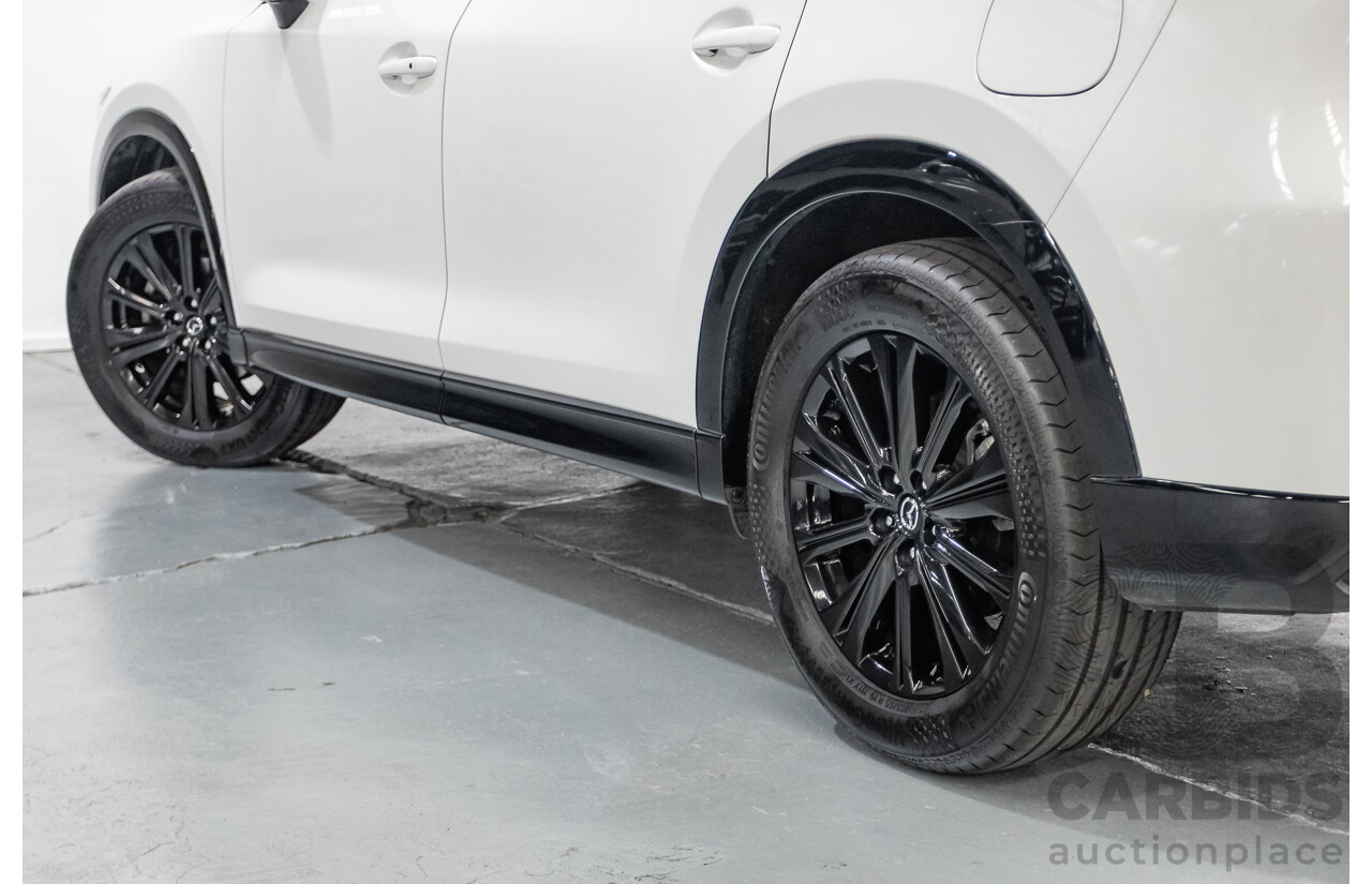 2/2023 Mazda CX-8 D35 GT SP (AWD) CX8E 4D Wagon Rhodium White Metallic Twin Turbo Diesel 2.2L