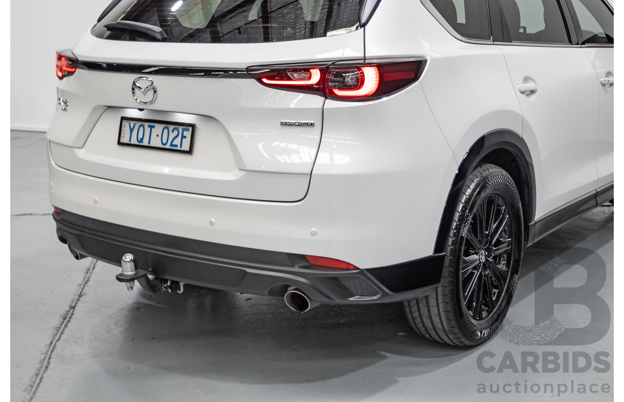2/2023 Mazda CX-8 D35 GT SP (AWD) CX8E 4D Wagon Rhodium White Metallic Twin Turbo Diesel 2.2L