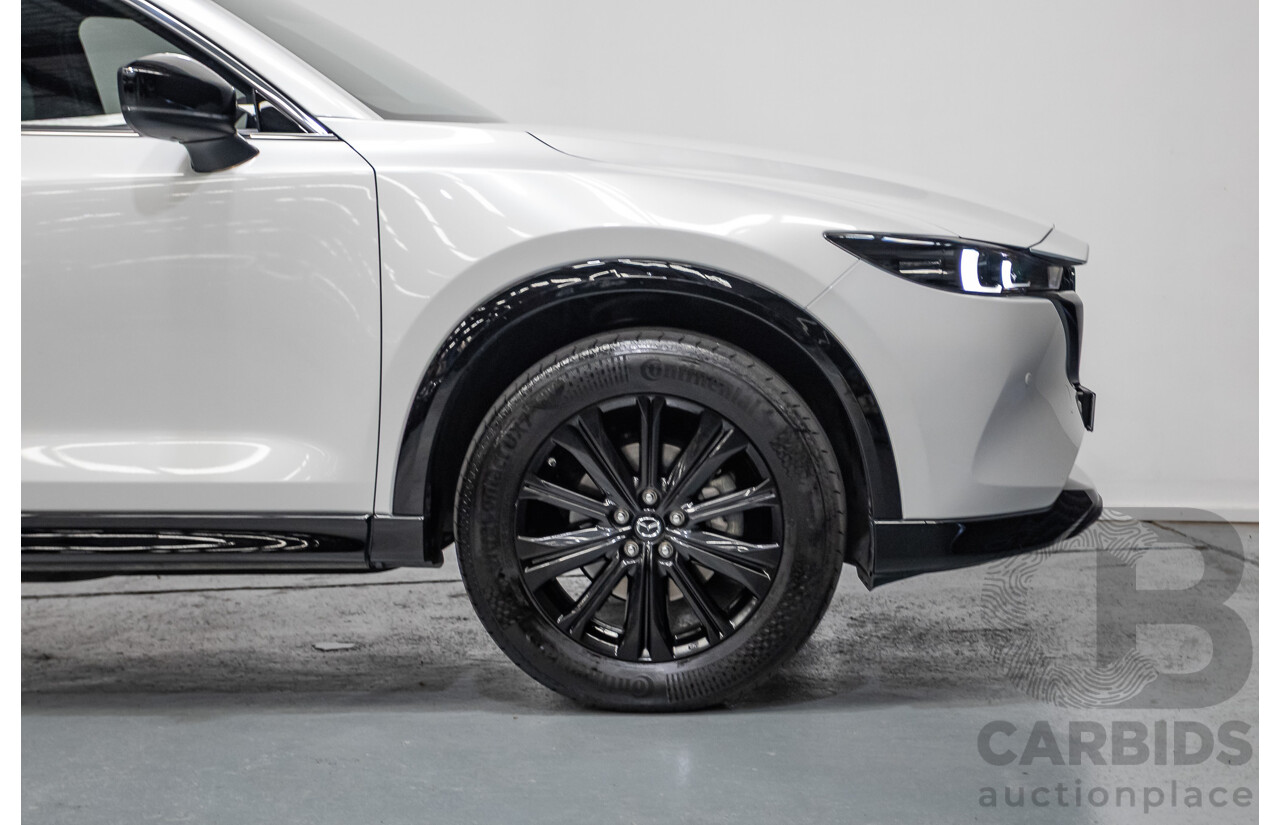 2/2023 Mazda CX-8 D35 GT SP (AWD) CX8E 4D Wagon Rhodium White Metallic Twin Turbo Diesel 2.2L