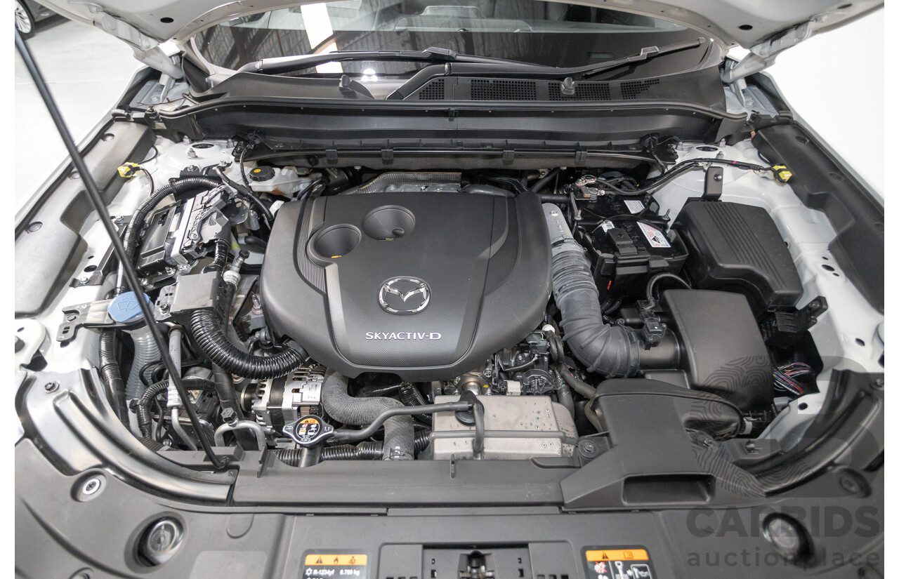 2/2023 Mazda CX-8 D35 GT SP (AWD) CX8E 4D Wagon Rhodium White Metallic Twin Turbo Diesel 2.2L