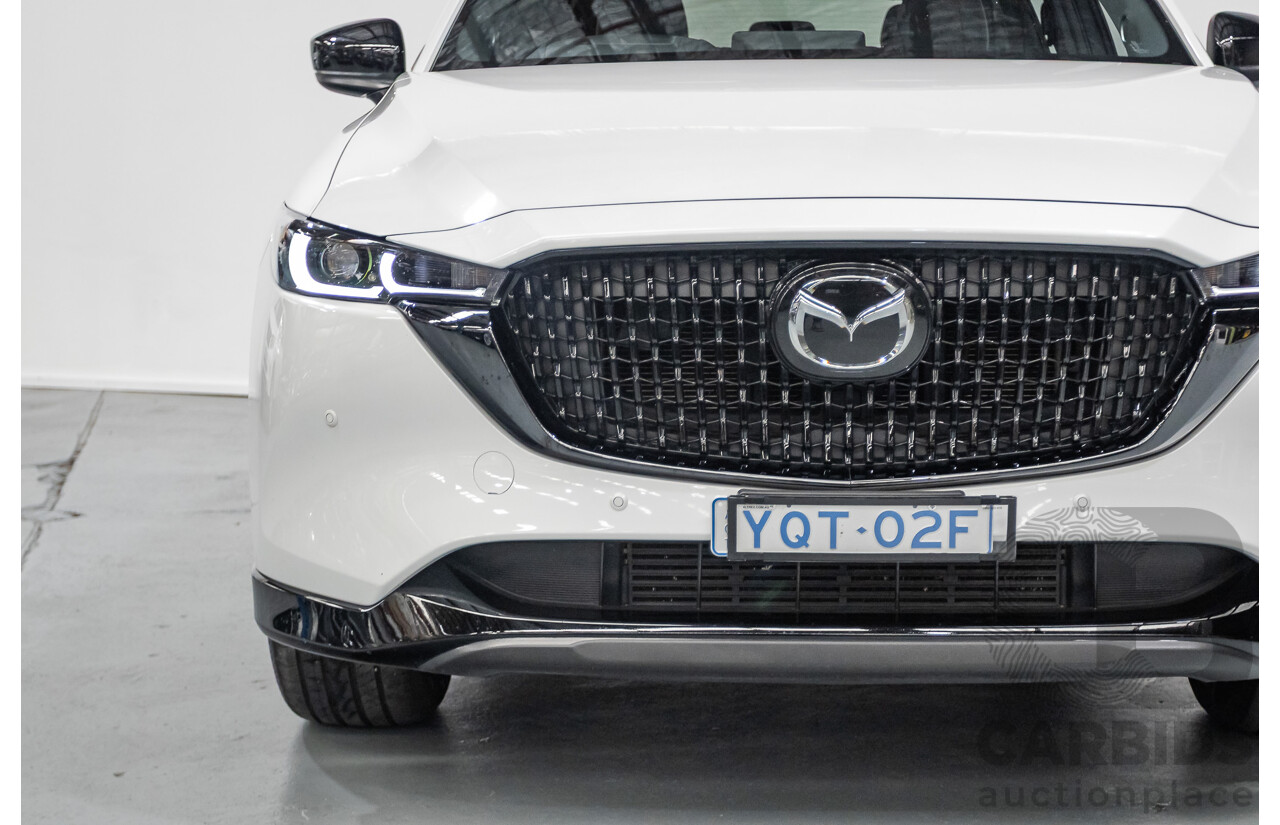 2/2023 Mazda CX-8 D35 GT SP (AWD) CX8E 4D Wagon Rhodium White Metallic Twin Turbo Diesel 2.2L