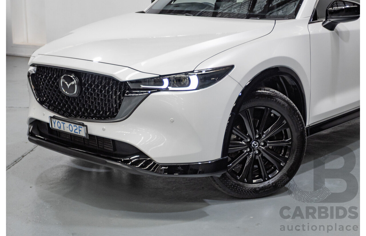 2/2023 Mazda CX-8 D35 GT SP (AWD) CX8E 4D Wagon Rhodium White Metallic Twin Turbo Diesel 2.2L