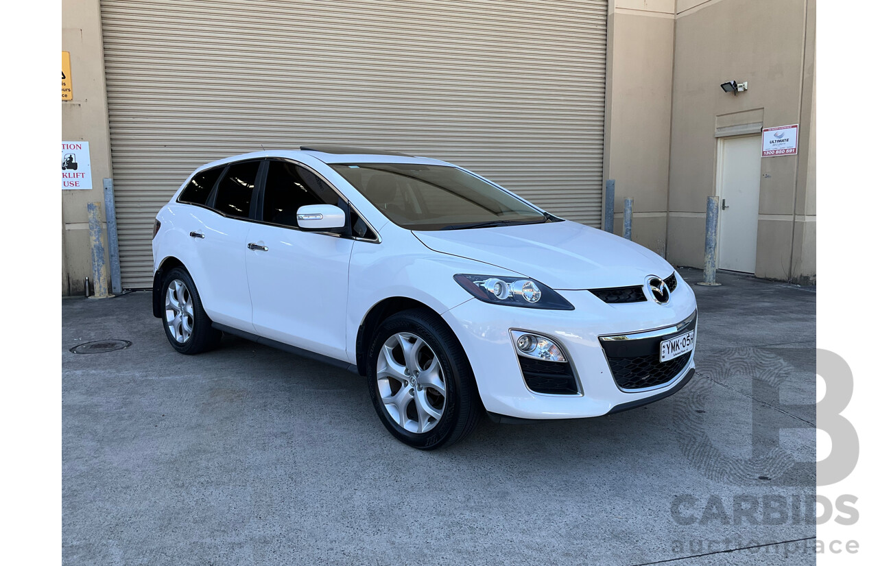 8/2011 Mazda Cx-7 Luxury Sports (AWD) ER MY10 4d Wagon White Turbo 2.3L