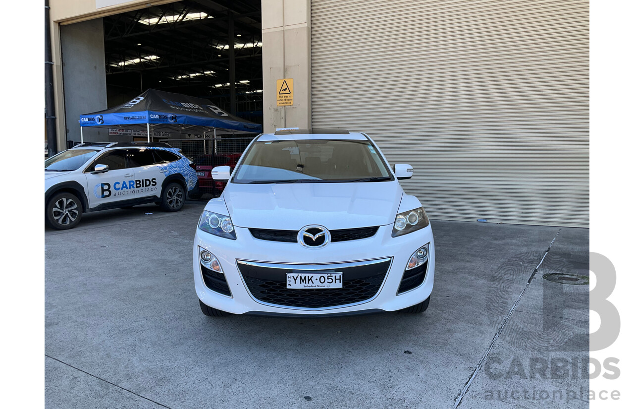 8/2011 Mazda Cx-7 Luxury Sports (AWD) ER MY10 4d Wagon White Turbo 2.3L