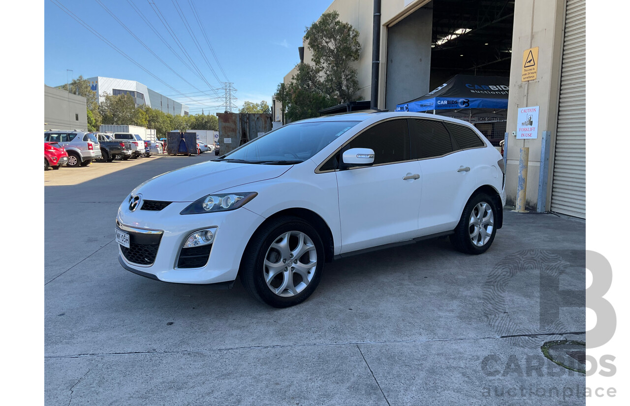 8/2011 Mazda Cx-7 Luxury Sports (AWD) ER MY10 4d Wagon White Turbo 2.3L