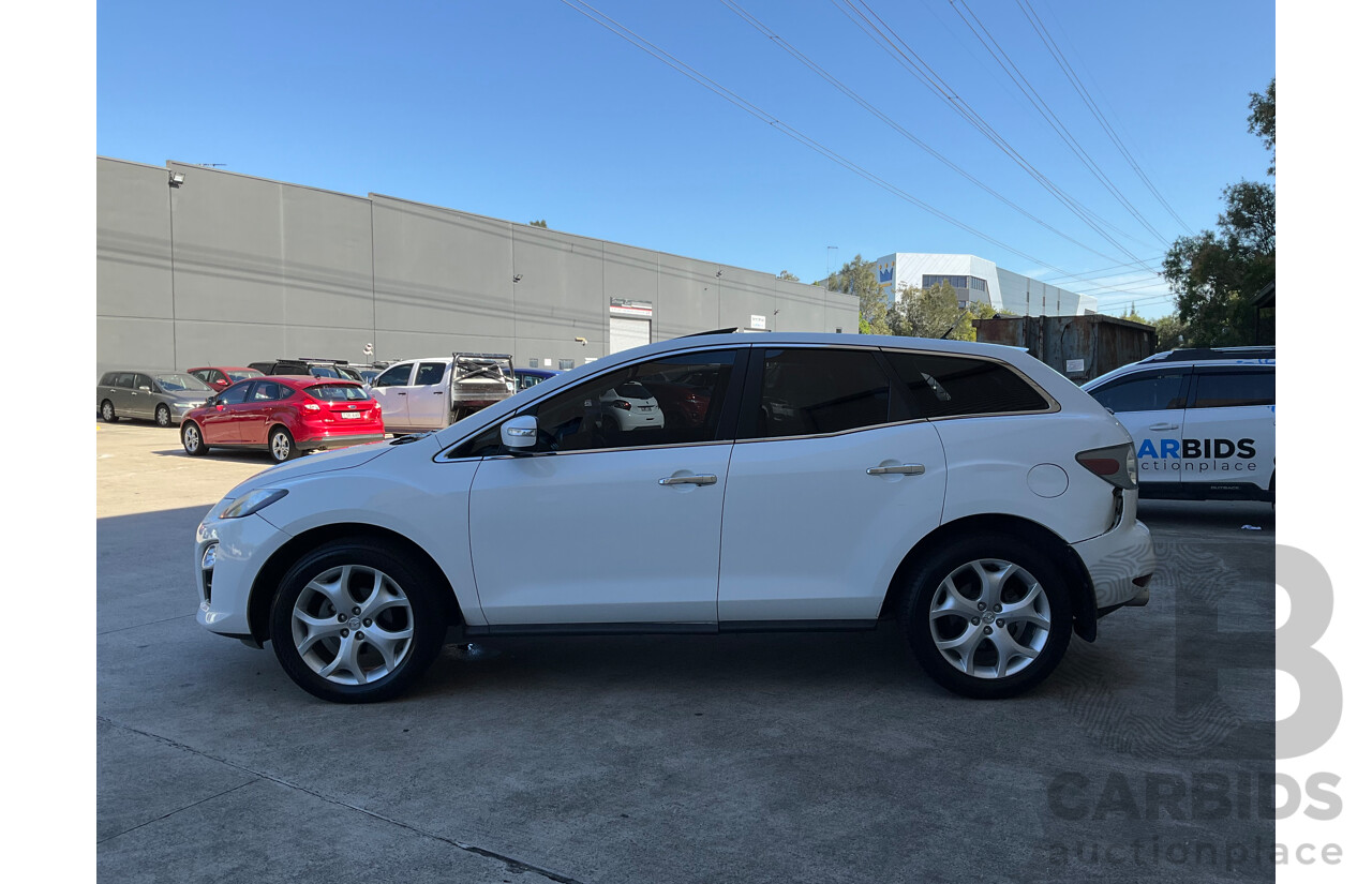 8/2011 Mazda Cx-7 Luxury Sports (AWD) ER MY10 4d Wagon White Turbo 2.3L
