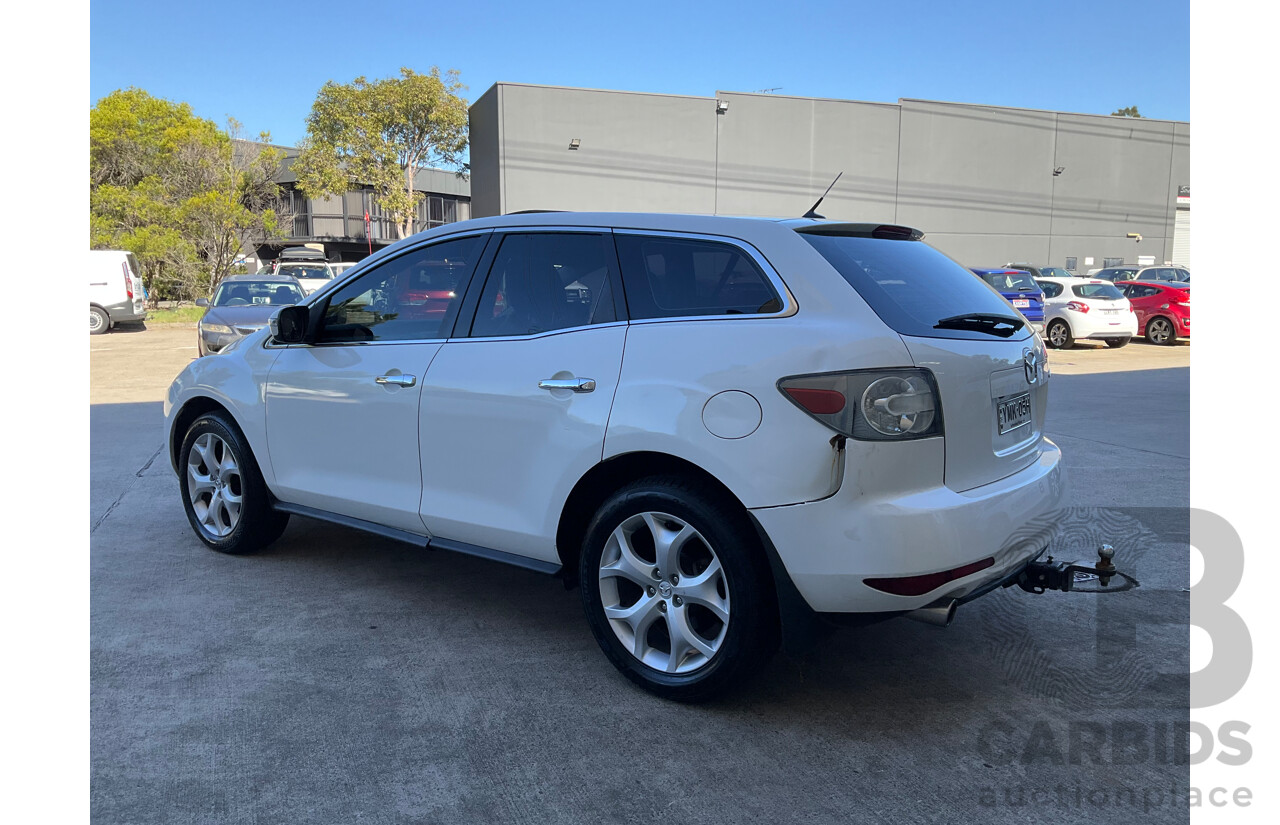 8/2011 Mazda Cx-7 Luxury Sports (AWD) ER MY10 4d Wagon White Turbo 2.3L