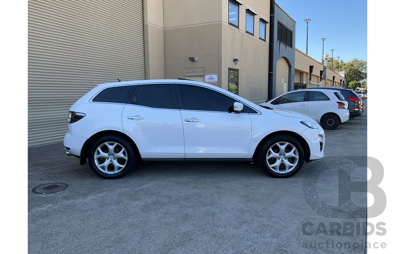 8/2011 Mazda Cx-7 Luxury Sports (AWD) ER MY10 4d Wagon White Turbo 2.3L