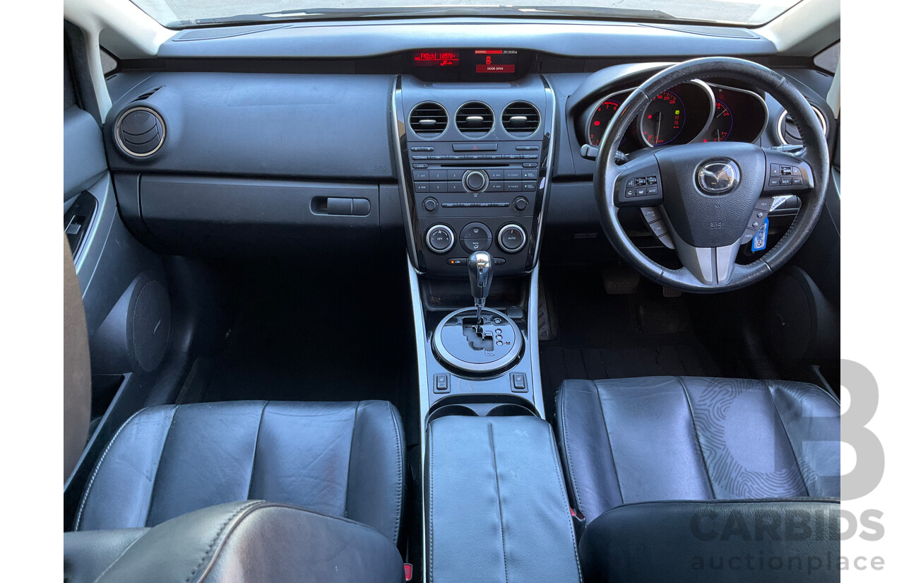 8/2011 Mazda Cx-7 Luxury Sports (AWD) ER MY10 4d Wagon White Turbo 2.3L