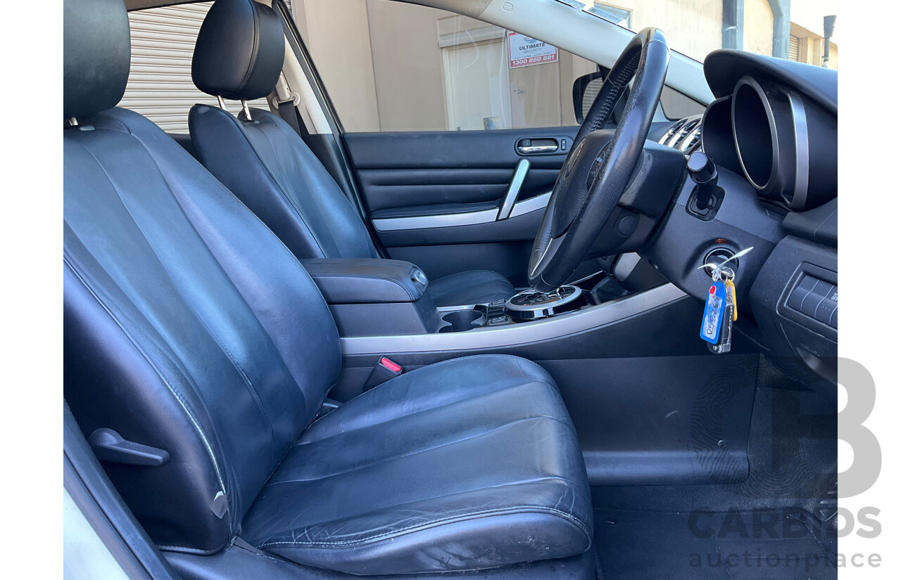 8/2011 Mazda Cx-7 Luxury Sports (AWD) ER MY10 4d Wagon White Turbo 2.3L