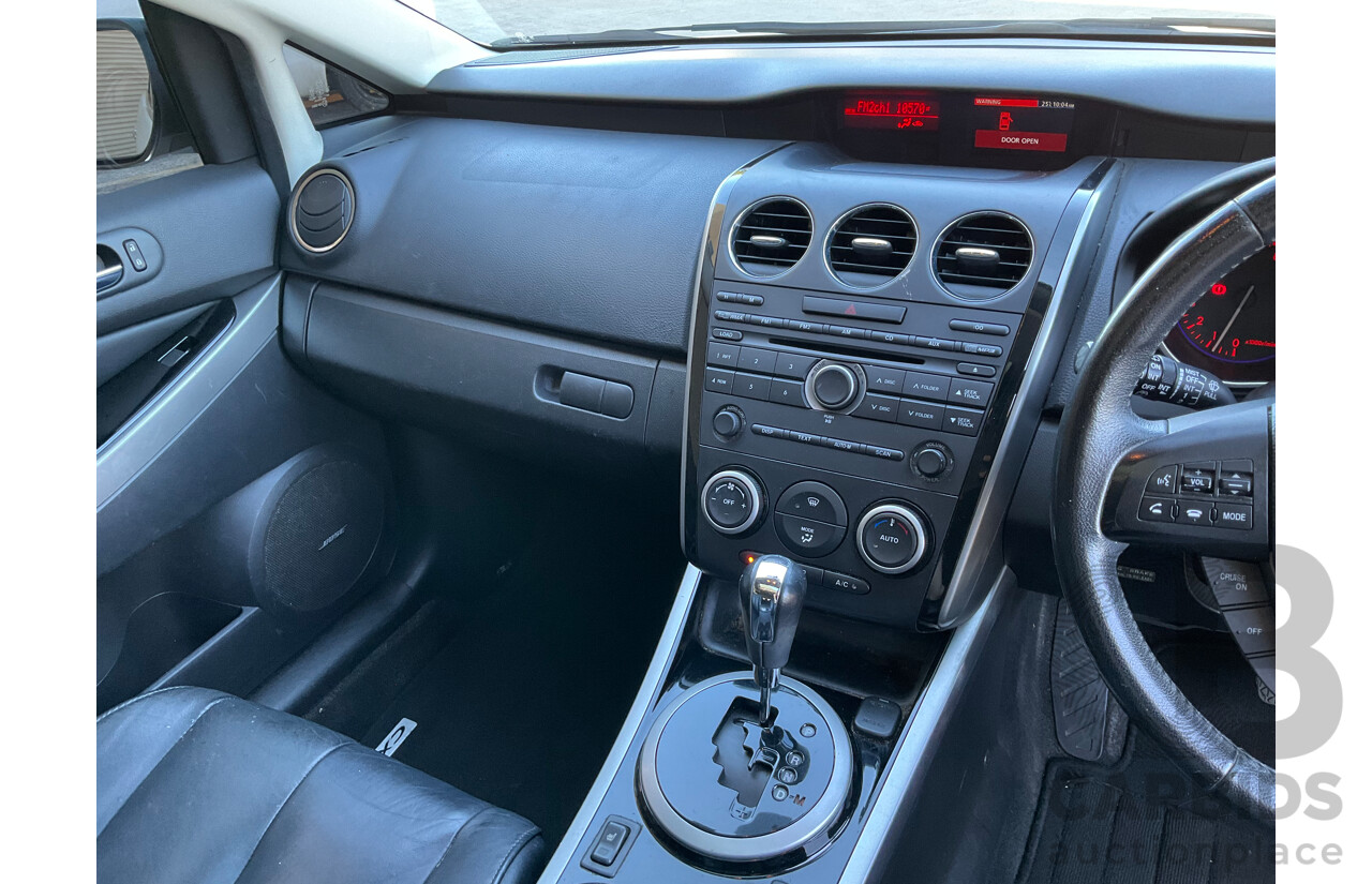 8/2011 Mazda Cx-7 Luxury Sports (AWD) ER MY10 4d Wagon White Turbo 2.3L