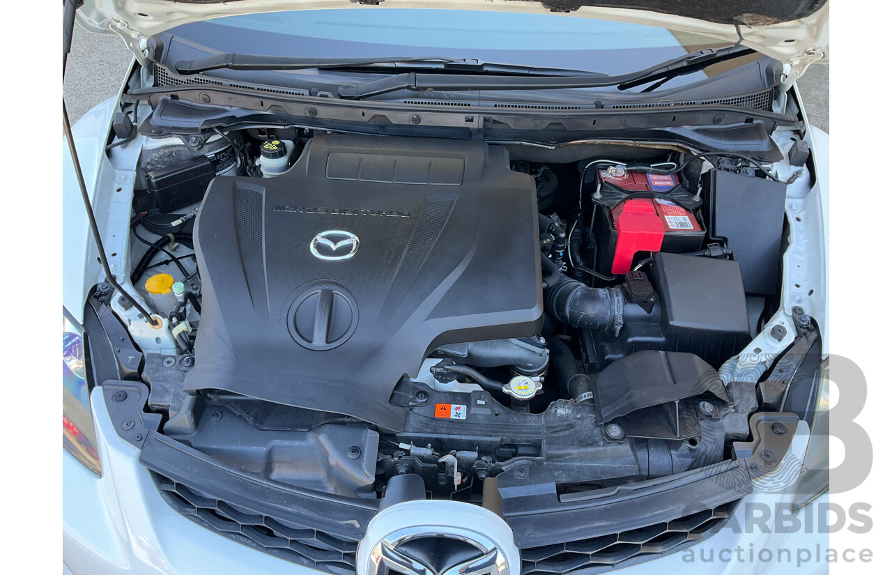 8/2011 Mazda Cx-7 Luxury Sports (AWD) ER MY10 4d Wagon White Turbo 2.3L