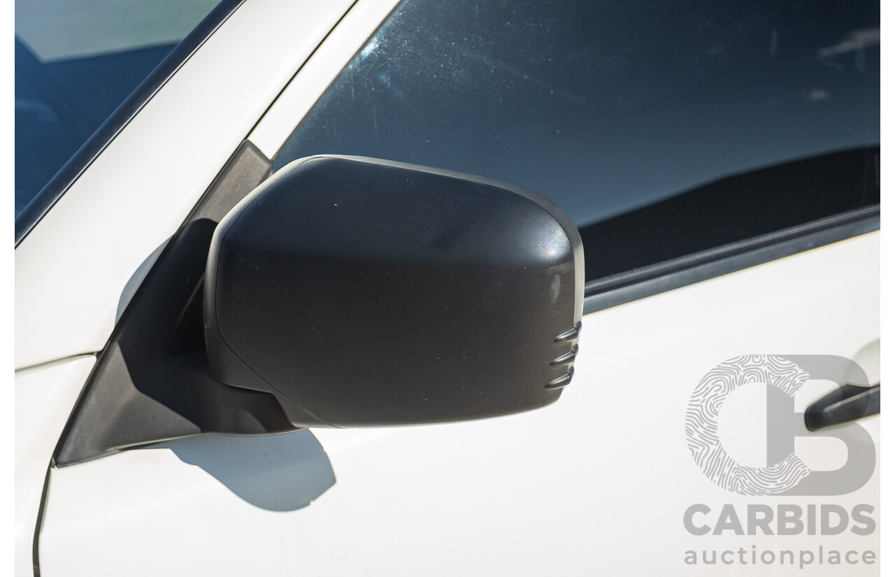 02/2013 Mitsubishi Triton GL-R (4x4) MN MY12 Double Cab Utility White Turbo Diesel 2.5L