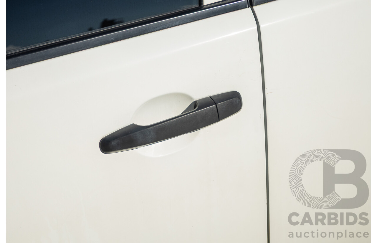 02/2013 Mitsubishi Triton GL-R (4x4) MN MY12 Double Cab Utility White Turbo Diesel 2.5L