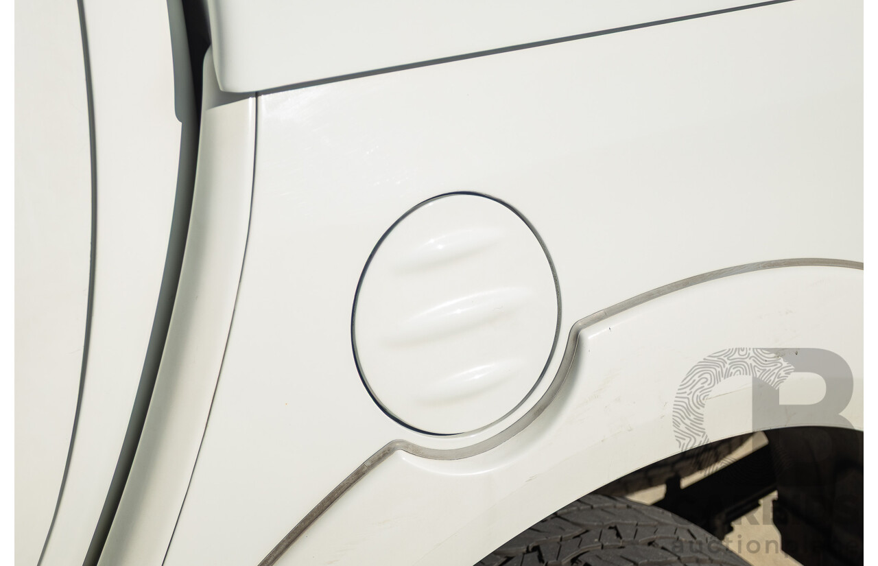 02/2013 Mitsubishi Triton GL-R (4x4) MN MY12 Double Cab Utility White Turbo Diesel 2.5L