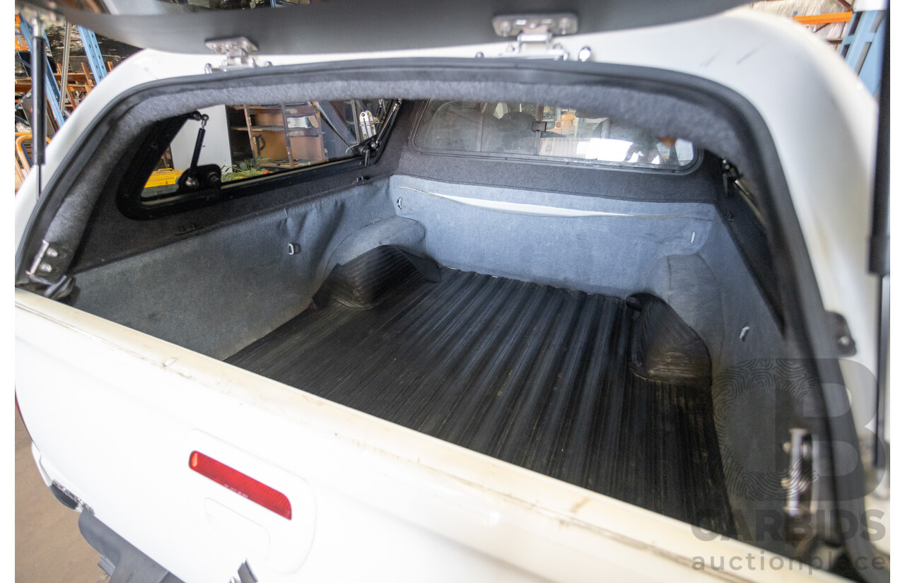 02/2013 Mitsubishi Triton GL-R (4x4) MN MY12 Double Cab Utility White Turbo Diesel 2.5L