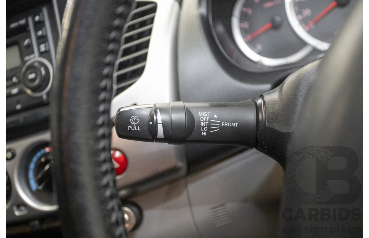 02/2013 Mitsubishi Triton GL-R (4x4) MN MY12 Double Cab Utility White Turbo Diesel 2.5L