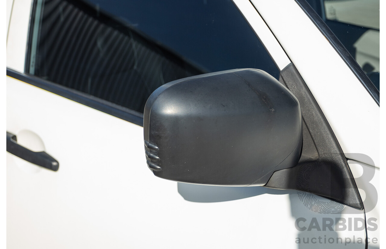 02/2013 Mitsubishi Triton GL-R (4x4) MN MY12 Double Cab Utility White Turbo Diesel 2.5L