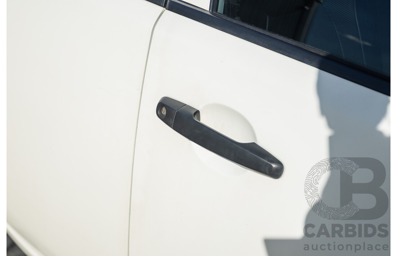 02/2013 Mitsubishi Triton GL-R (4x4) MN MY12 Double Cab Utility White Turbo Diesel 2.5L