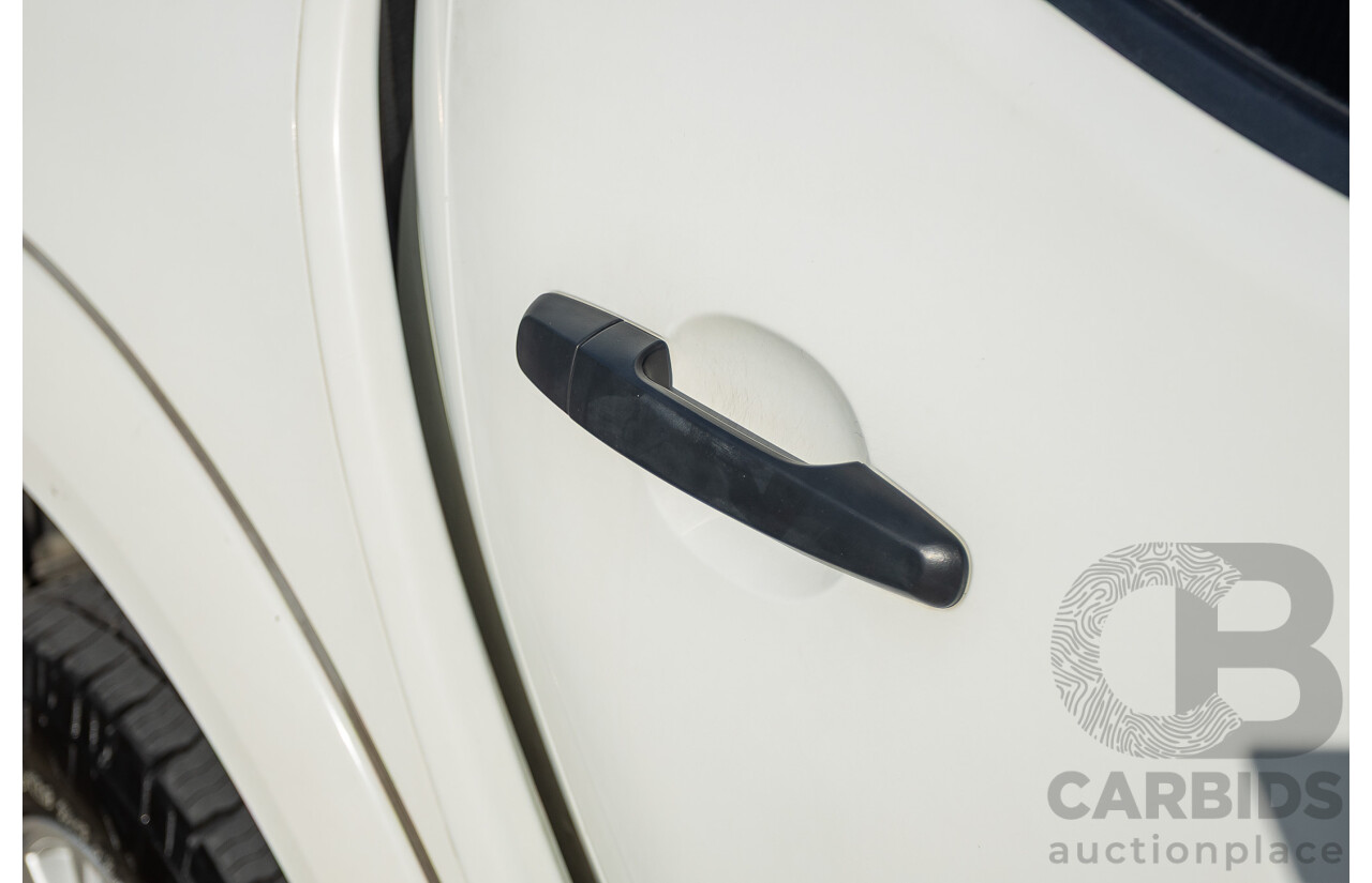 02/2013 Mitsubishi Triton GL-R (4x4) MN MY12 Double Cab Utility White Turbo Diesel 2.5L