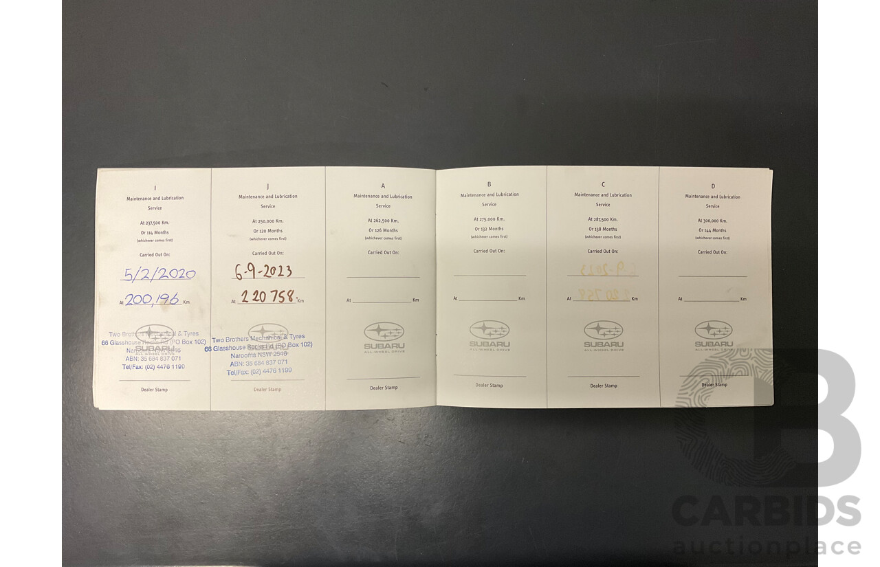 11/2005 Subaru Impreza 2.0i (AWD) MY06 5d Hatchback White 2.0L