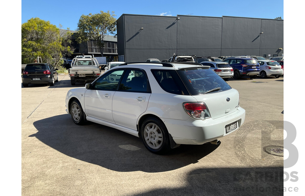 11/2005 Subaru Impreza 2.0i (AWD) MY06 5d Hatchback White 2.0L