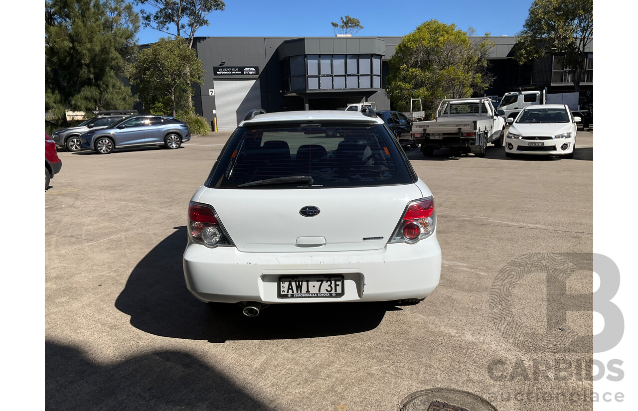 11/2005 Subaru Impreza 2.0i (AWD) MY06 5d Hatchback White 2.0L