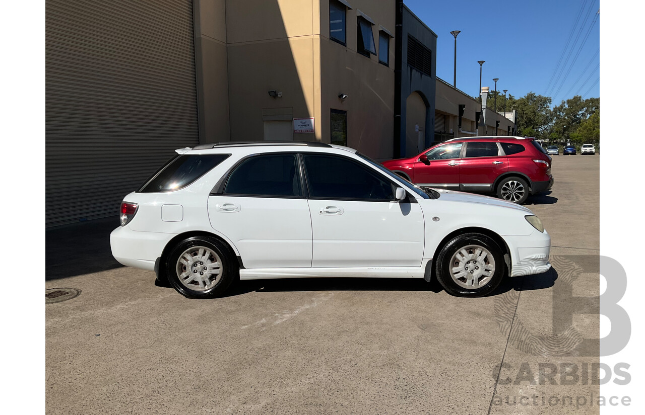 11/2005 Subaru Impreza 2.0i (AWD) MY06 5d Hatchback White 2.0L