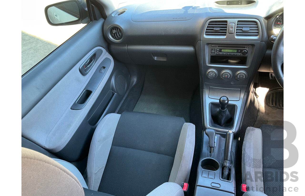 11/2005 Subaru Impreza 2.0i (AWD) MY06 5d Hatchback White 2.0L