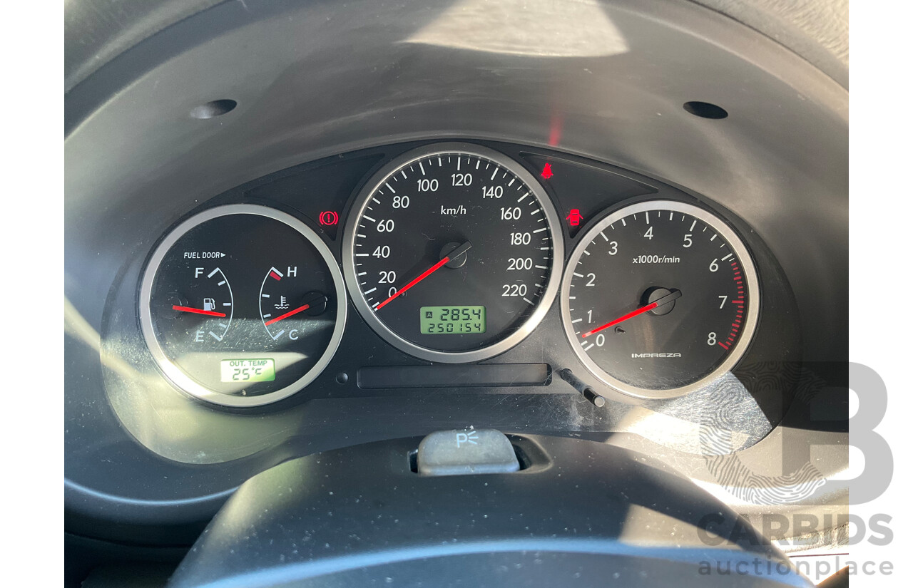 11/2005 Subaru Impreza 2.0i (AWD) MY06 5d Hatchback White 2.0L