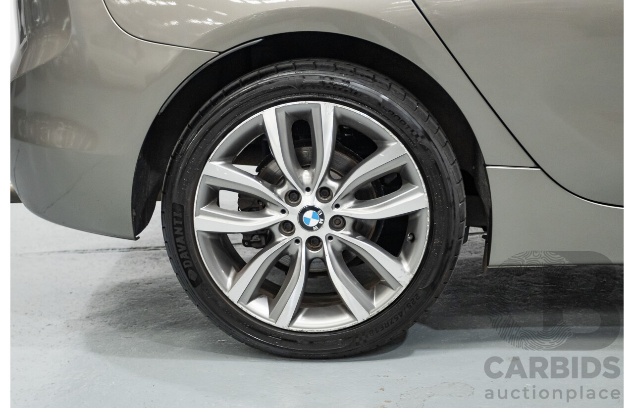 6/2017 BMW 220i Active Tourer Luxury Line F45 4D Wagon Platin Silver Metallic Turbo 2.0L