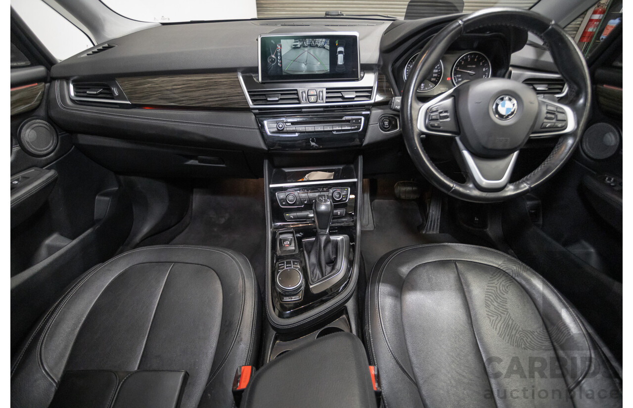 6/2017 BMW 220i Active Tourer Luxury Line F45 4D Wagon Platin Silver Metallic Turbo 2.0L