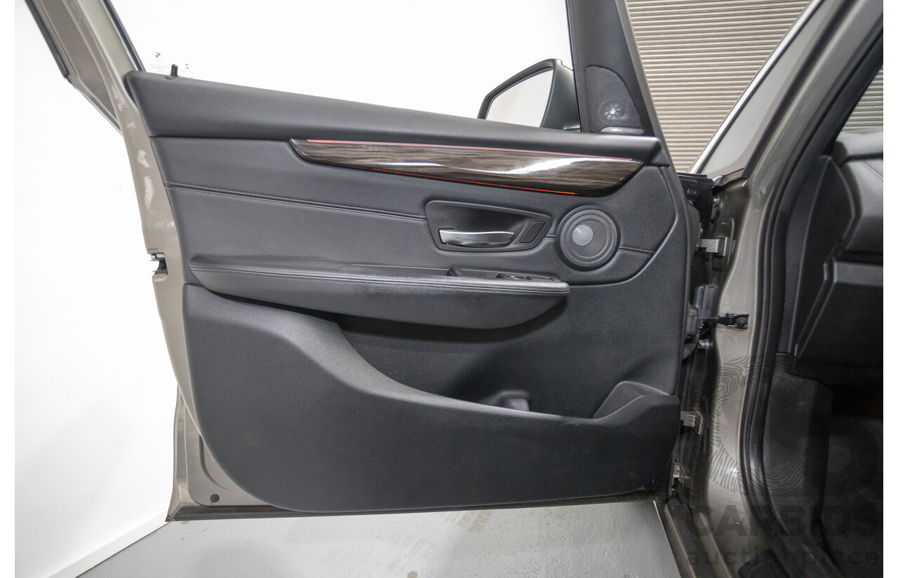 6/2017 BMW 220i Active Tourer Luxury Line F45 4D Wagon Platin Silver Metallic Turbo 2.0L