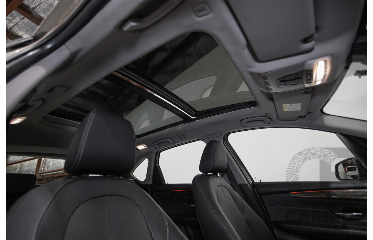 6/2017 BMW 220i Active Tourer Luxury Line F45 4D Wagon Platin Silver Metallic Turbo 2.0L