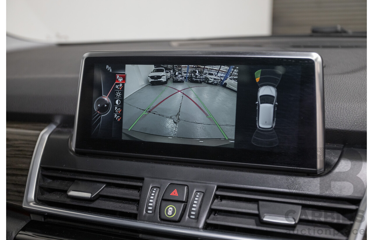 6/2017 BMW 220i Active Tourer Luxury Line F45 4D Wagon Platin Silver Metallic Turbo 2.0L