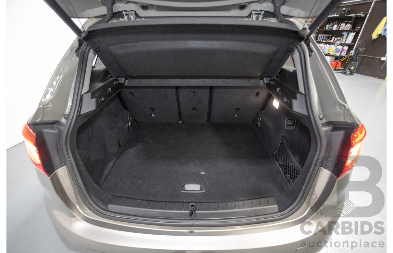 6/2017 BMW 220i Active Tourer Luxury Line F45 4D Wagon Platin Silver Metallic Turbo 2.0L