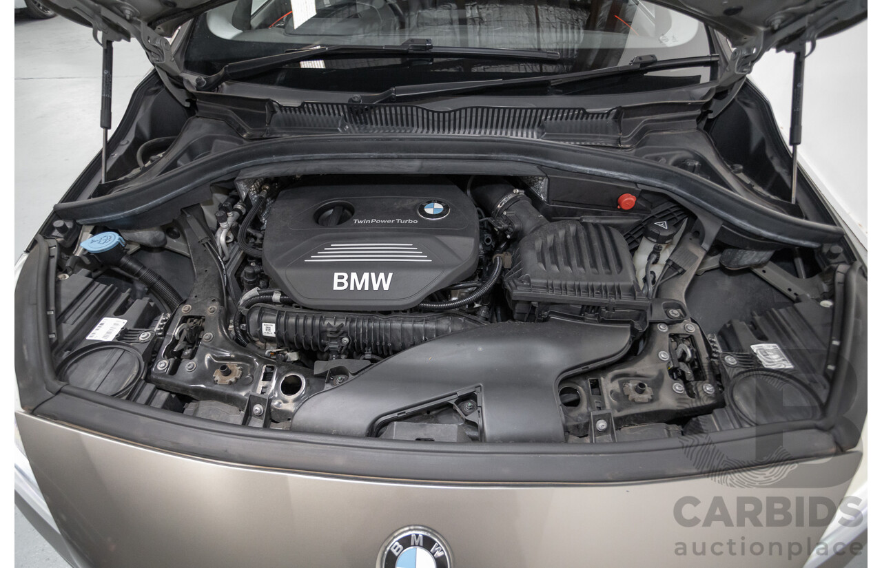 6/2017 BMW 220i Active Tourer Luxury Line F45 4D Wagon Platin Silver Metallic Turbo 2.0L