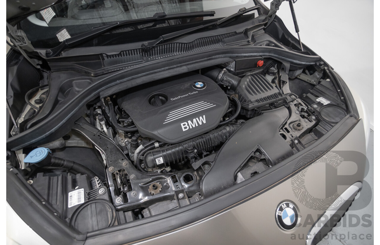 6/2017 BMW 220i Active Tourer Luxury Line F45 4D Wagon Platin Silver Metallic Turbo 2.0L