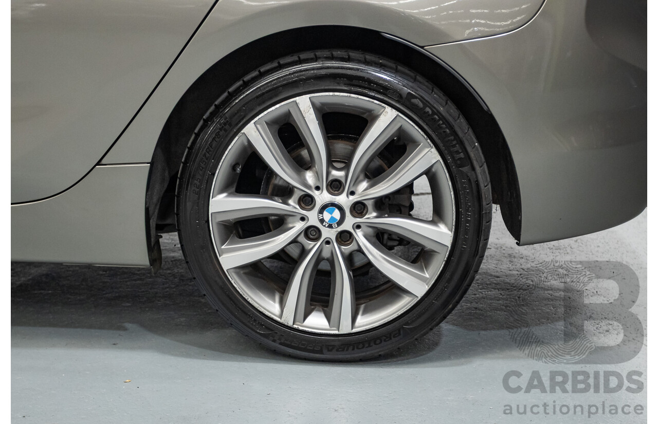6/2017 BMW 220i Active Tourer Luxury Line F45 4D Wagon Platin Silver Metallic Turbo 2.0L