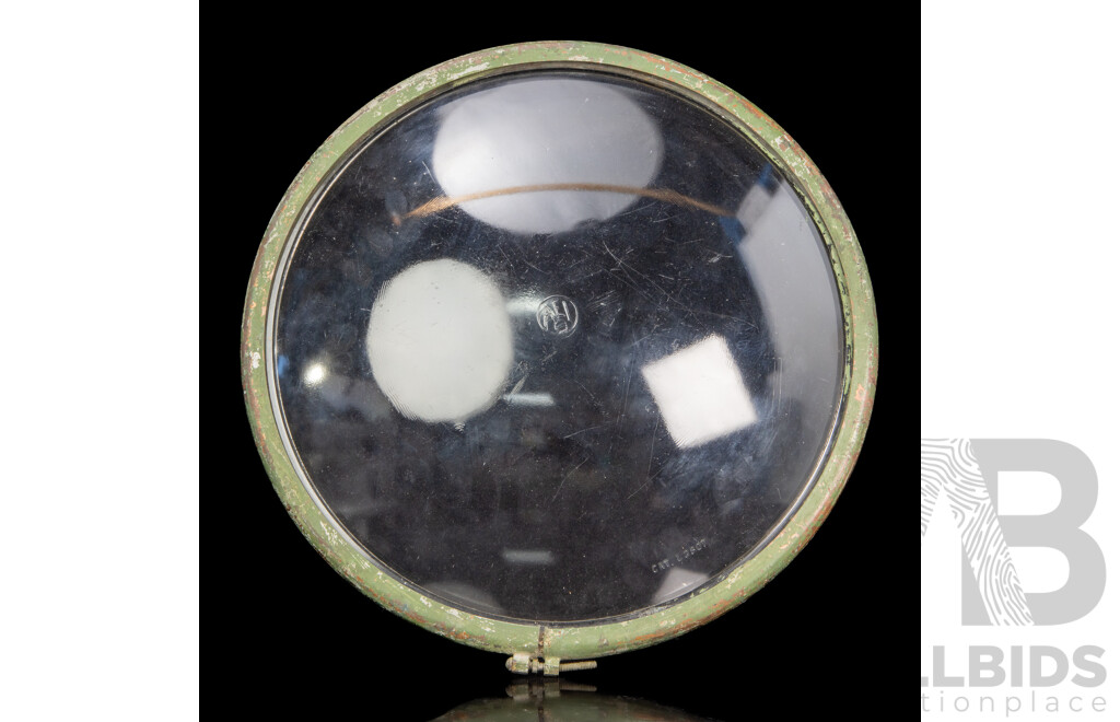 Wonderful Vintage Maritime Glass & Metal Port Hole, 40 x 40 cm (approx)