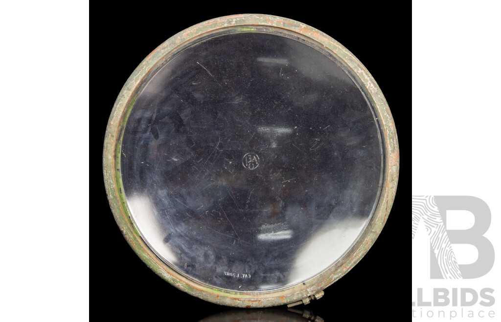 Wonderful Vintage Maritime Glass & Metal Port Hole, 40 x 40 cm (approx)