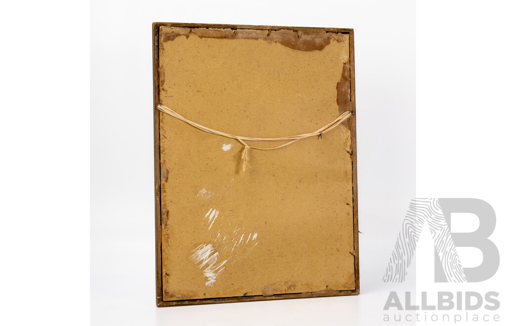 Wonderful Antique Mirror with Frame, 42 x 32 cm (frame)