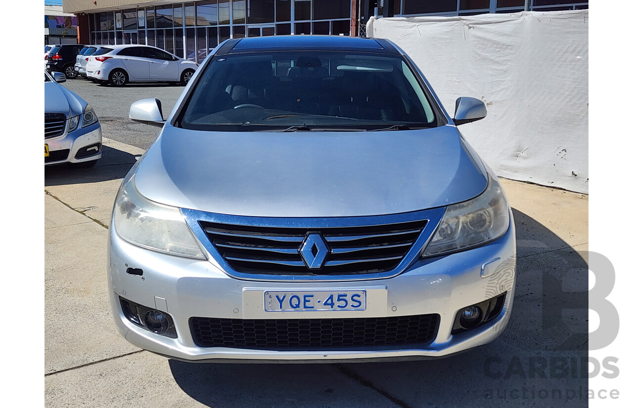 12/2011 Renault Latitude 2.0 dCi LUXE X43 4d Sedan Silver 2.0L