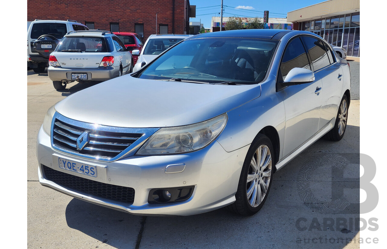 12/2011 Renault Latitude 2.0 dCi LUXE X43 4d Sedan Silver 2.0L