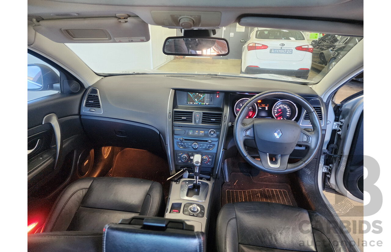 12/2011 Renault Latitude 2.0 dCi LUXE X43 4d Sedan Silver 2.0L